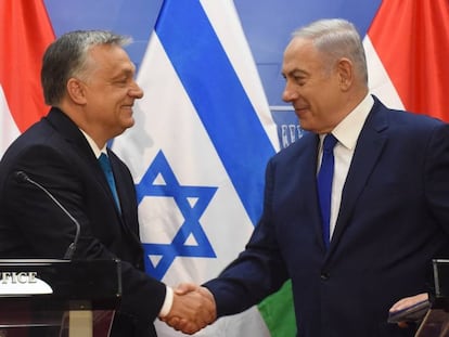 Viktor Orbán y Benjamín Netanyahu