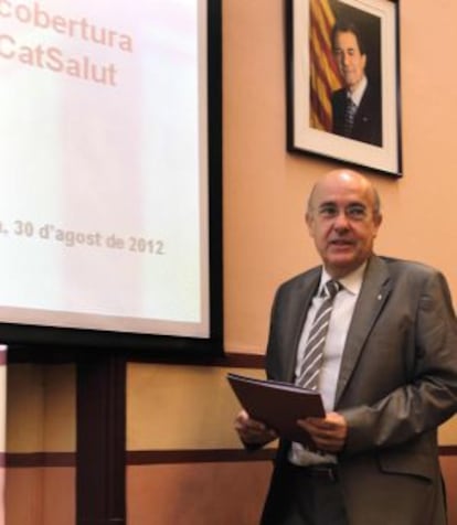 El consejero de Sanidad de la Generalitat, Boi Ruiz.