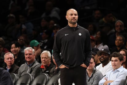 El entrenador de los Brooklyn Nets, Jordi Fernández, en el amistoso ante los Washington Wizards.

Associated Press/LaPresse