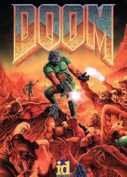 Portada original del primer 'DOOM' publicado en 1993.