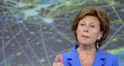 La vicepresidenta para la Agenda Digital, Neelie Kroes.