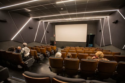 Espectadores en una sala de cine de Madrid, en mayo de 2023.