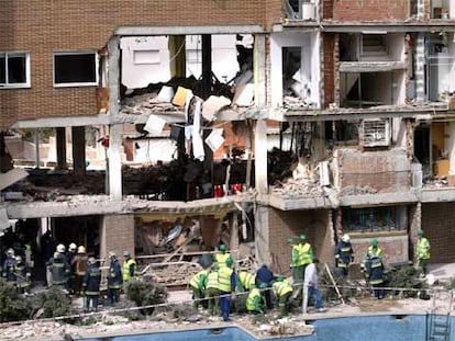 Edificio de Leganés donde se suicidaron siete terroristas del 11-M.