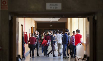 Alumnos de Ingeniería Aeronáutica de la Politécnica de Madrid.