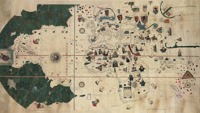 Mapa del siglo XVI de Juan de la Cosa.