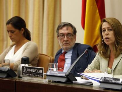 Comparecencia de Ana Muñoz en el Congreso.