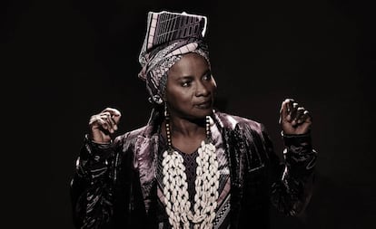 La cantante beninesa Angélique Kidjo.