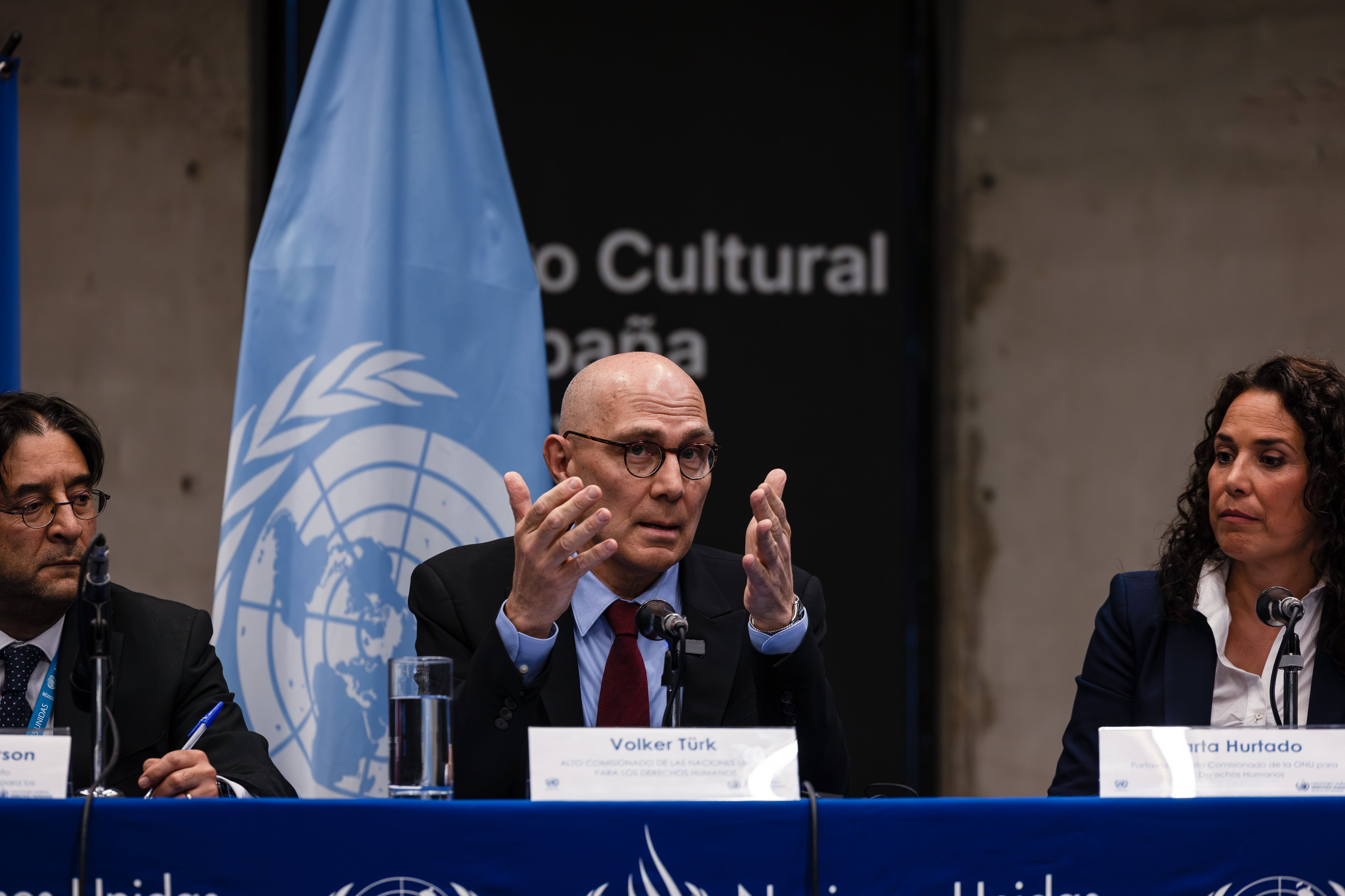 Volker Türk, Alto Comisionado de la ONU concluye una visita a México.