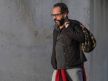 Alvaro Pérez, 'El Bigotes', a su llegada al juicio Gürtel.