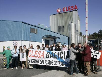 Trabajadores de Clesa en Galicia