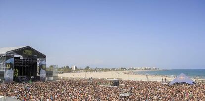 Un concierto en el festival Arenal Sound.