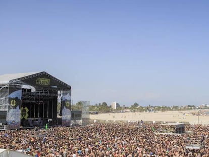 Un concierto en el festival Arenal Sound.