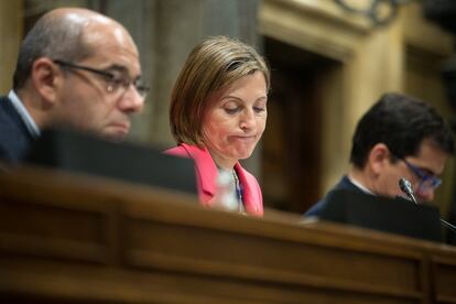 La presidenta del Parlament, Carme Forcadell.