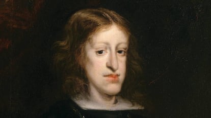 Retrato de Carlos II pintado por volta de 1680 por Juan Carreño de Miranda