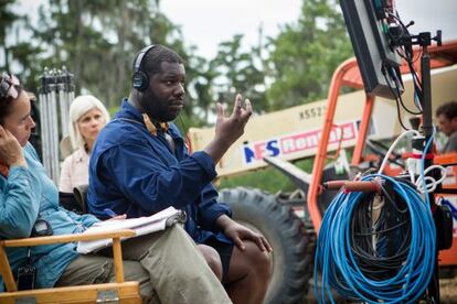 Steve McQueen, en el rodaje de &#039;Doce a&ntilde;os de esclavitud&#039;