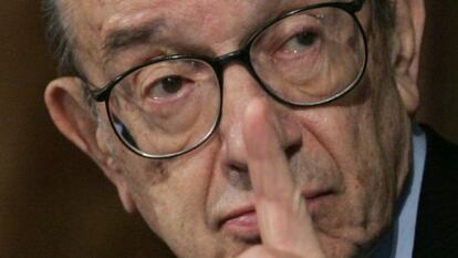 Alan Greenspan, ex presidente de la Fed.