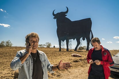 Miguel de Lira y Ginés García Millán en 'Matadero'.