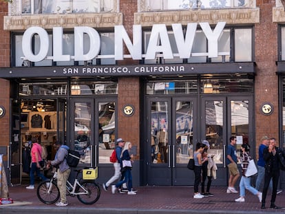 Una tienda de Old Navy, una de las marcas de GAP, en San Francisco (California), este mes.