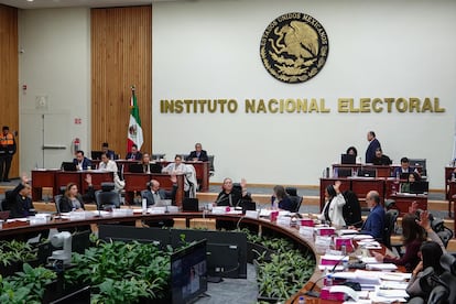 Sesión ordinaria del Instituto Nacional Electoral