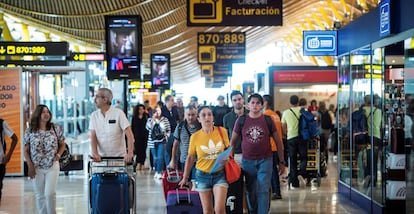 Imagen de la Terminal 4 del aeropuerto de Madrid. 