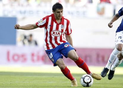 Salvio, en un partido de abril de 2010 con el Atlético.