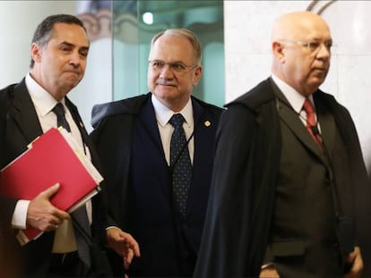 Barroso, Fachin e Zavascki, do STF.