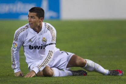 Cristiano Ronaldo, durante el partido del sábado en Mallorca.