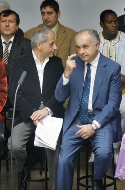 Josep Maria Felip y Rafael Blasco en un acto de la consejer&iacute;a.