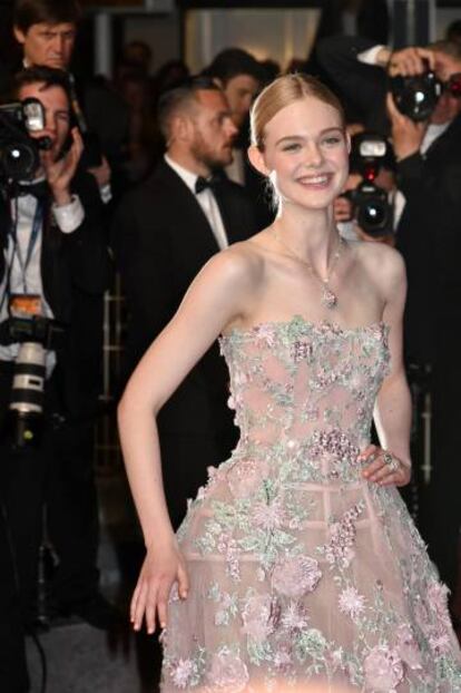 Elle Fanning, el pasado mayo en el Festival de Cannes.