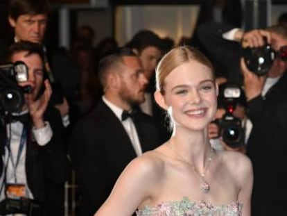 Elle Fanning, el pasado mayo en el Festival de Cannes.