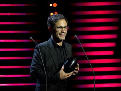 Gael García Bernal, durante la ceremonia.