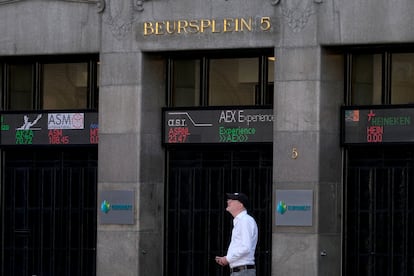 Sede de Euronext en Ámsterdam (Países Bajos).