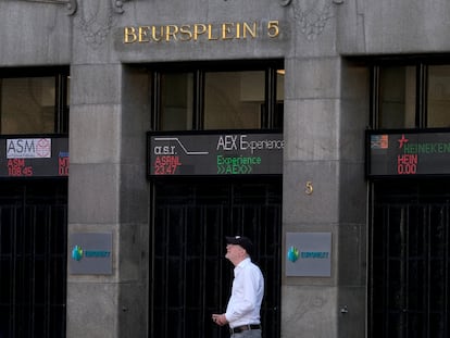 Sede de Euronext en Amsterdam (Países Bajos).