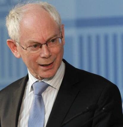 El presidente del Consejo Europeo, Herman van Rompuy