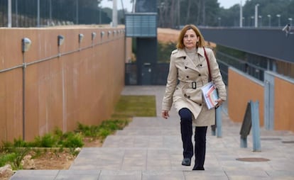 La expresidenta del Parlament Carme Forcadell sale este lunes de prisión en su primer permiso.