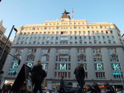 Tienda de Primark en Gran Vía, en el centro de Madrid.