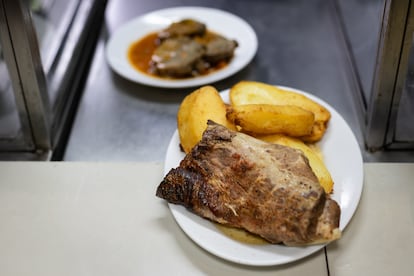 Un platillo típico chileno en el restaurante El Hoyo, en Santiago.