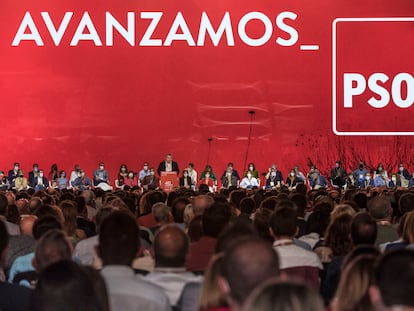 Segunda jornada del 40º Congreso Federal del PSOE, que se celebra en Valencia.