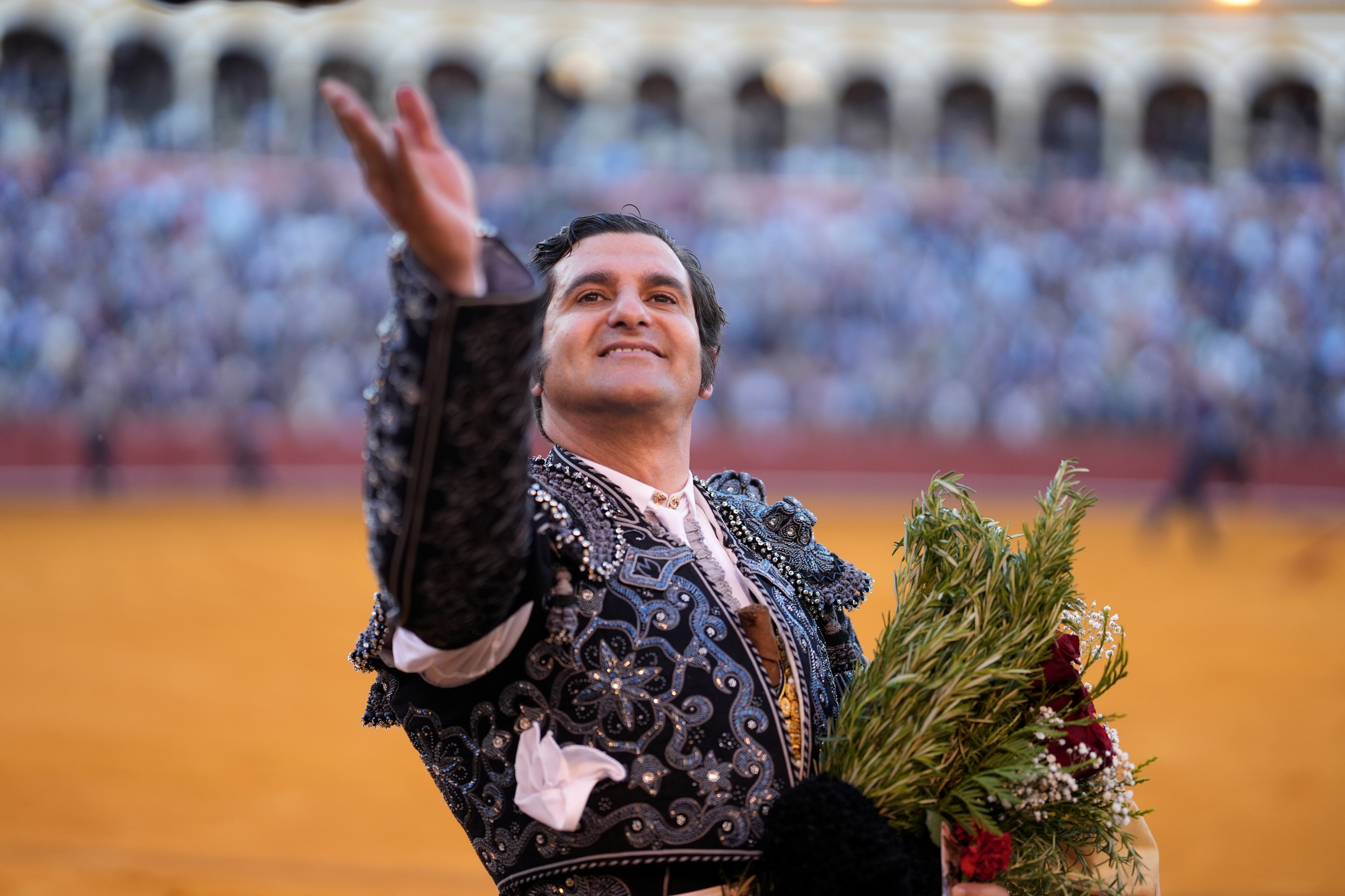 Morante de la Puebla, el pasado 5 de abril, en la plaza de La Maestranza.