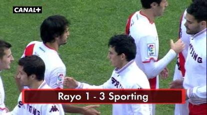 Rayo 1 - Sporting 3