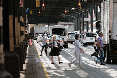 Calle de la ciudad de Nueva York.