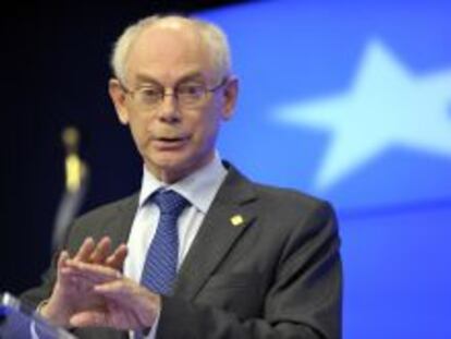 Herman Van Rompuy, presidente de la Comisi&oacute;n Europea.