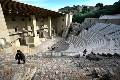 El Teatro Romano de Sagunt en la actualidad, tras la rehabilitación realizada por Grassi y Portaceli.