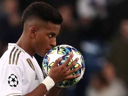 O Real Madrid, de Rodrygo, se classificou em segundo lugar.