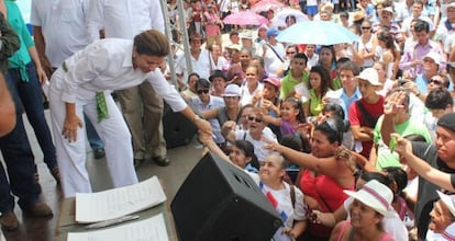 Chinchilla, en un acto contra Ortega en agosto.