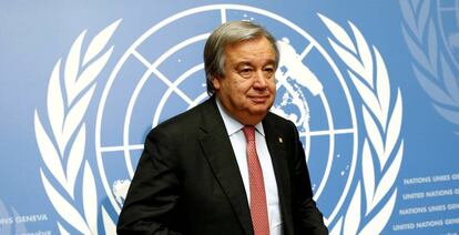 El secretario general de la ONU, Antonio Guterres, en una foto de archivo.