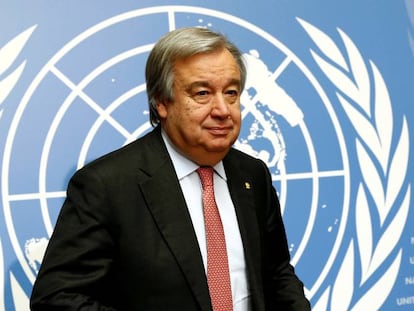 El secretario general de la ONU, Antonio Guterres, en una foto de archivo.