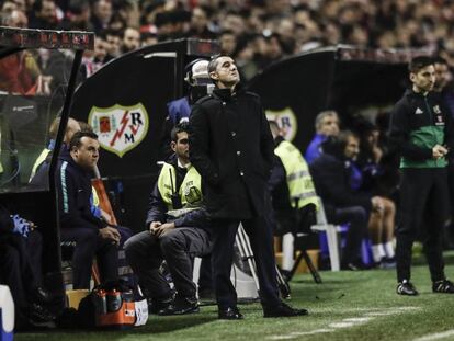 Valverde, en el duelo ante el Rayo.