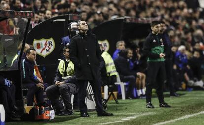 Valverde, en el duelo ante el Rayo.