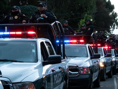 Arranque del operativo de seguridad en las alcaldías Iztapalapa y Tláhuac en Ciudad de México, el 2 de agosto de 2023.